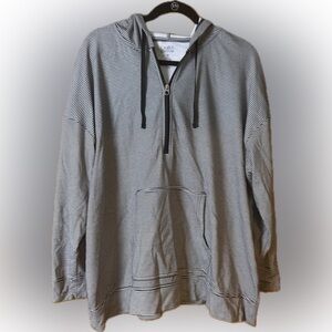 Croft & Barrow Black and White Striped Jacket